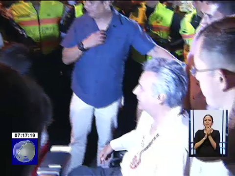 Presidente Moreno ratificó un acuerdo ambiental y constató avance de obras de infraestructuras de salud en la Provincia de Orellana