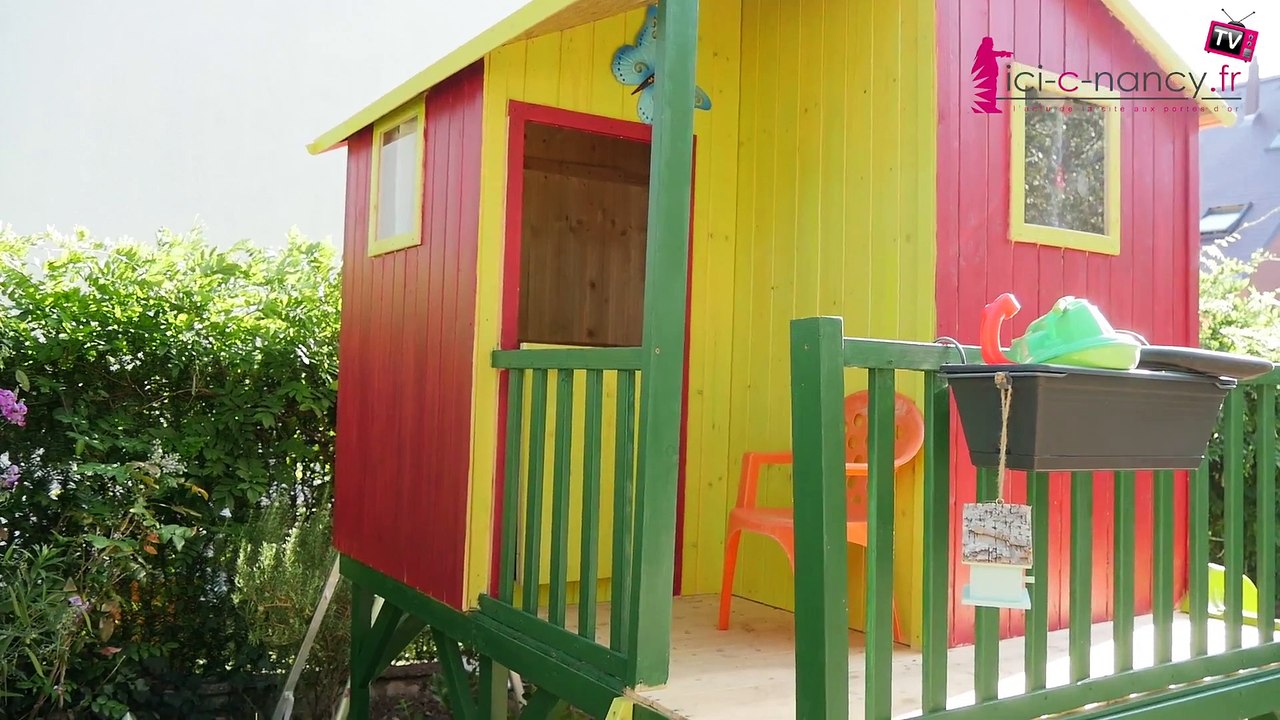 Déco : de l'assemblage à la peinture, découverte de la maisonnette Sixtine