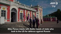 Mike Pence meets with Baltic leaders in Estonia