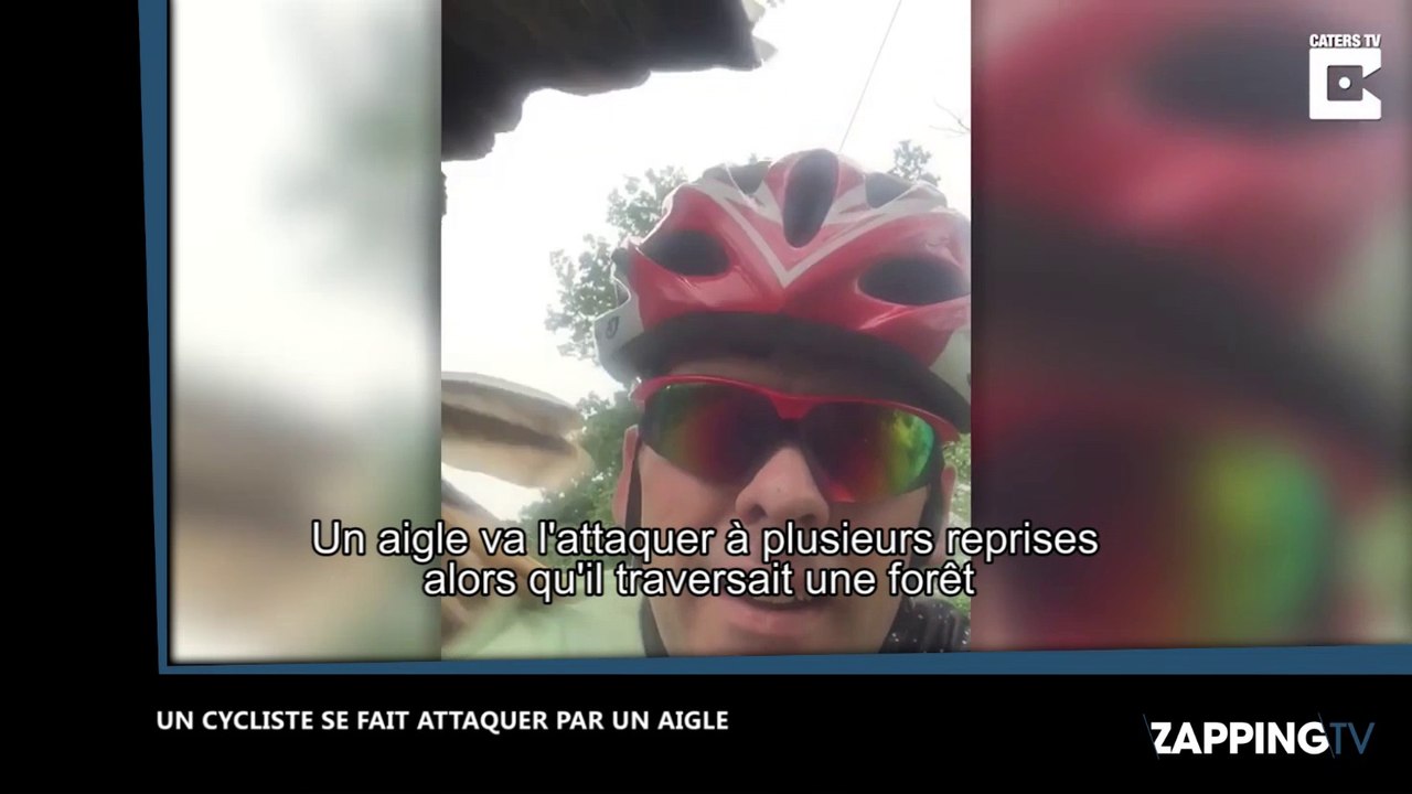 Un aigle attaque un cycliste, les images chocs ! (Vidéo)