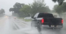 Storm Emily Causes Flooding in St Petersburg, Florida