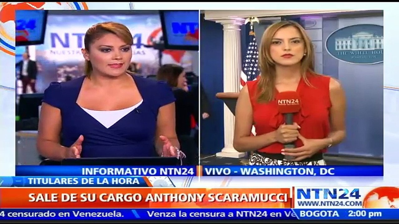 Presidente de EE. UU. remueve a Anthony Scaramucci de su cargo de director de Comunicaciones de la Casa Blanca