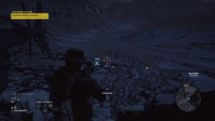 Ghost Recon Wildlands long-distance sniper shot