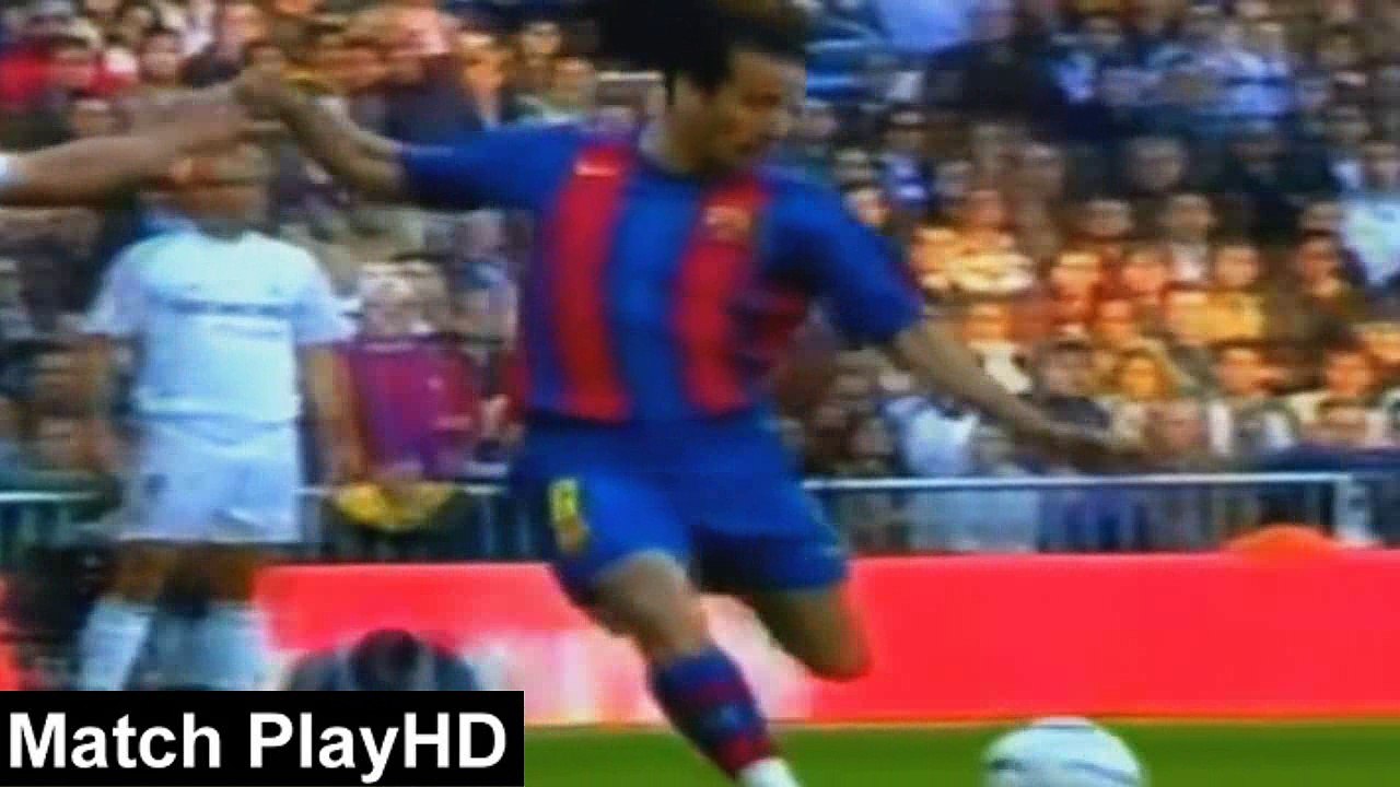 Real Madrid vs FC Barcelona 4-2  (La Liga 2004-2005) - Goals & Highlights