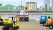The Yellow Bulldozer and The Crane + 1 Hour Kids Video | Construction Trucks & Vehicles Cartoons
