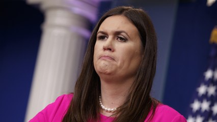 Sarah Huckabee Sanders's sparse explanations for Scaramucci's ouster