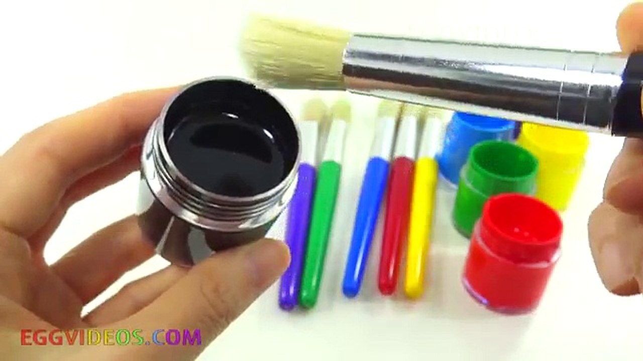 Corps les couleurs la famille doigt pour enfants Apprendre garderie peindre rimes chanson Xylophone eggvideos.com