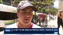 i24NEWS DESK | LA set to be 2028 Olympic host, Paris in 2024 | Monday, July 31st 2017