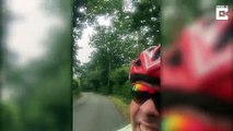 Sandon cyclist films him being attacked by a bird daily