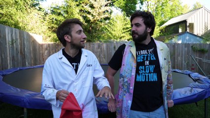 Submerged inside a 6ft Water Balloon - The Slow Mo Guys 4K