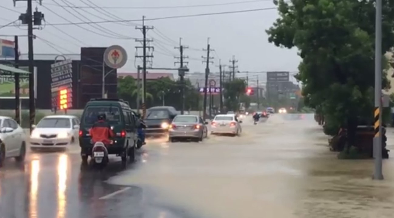 Double Tropical Storms Drench Southern Taiwan