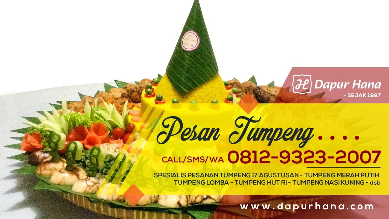 WA 0812-9323-2007 - Tumpeng HUT RI, Hiasan Nasi Tumpeng, Tumpeng Mini