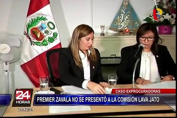 Zavala no asistió a Comisión Lava Jato para explicar salida de procuradoras