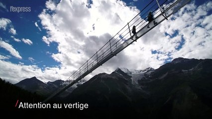 Suisse: le plus long pont suspendu au monde