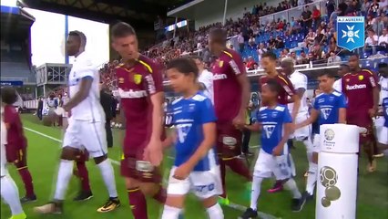 Résumé de la victoire de l'AJA face au RC Lens et réaction de Francis Gillot