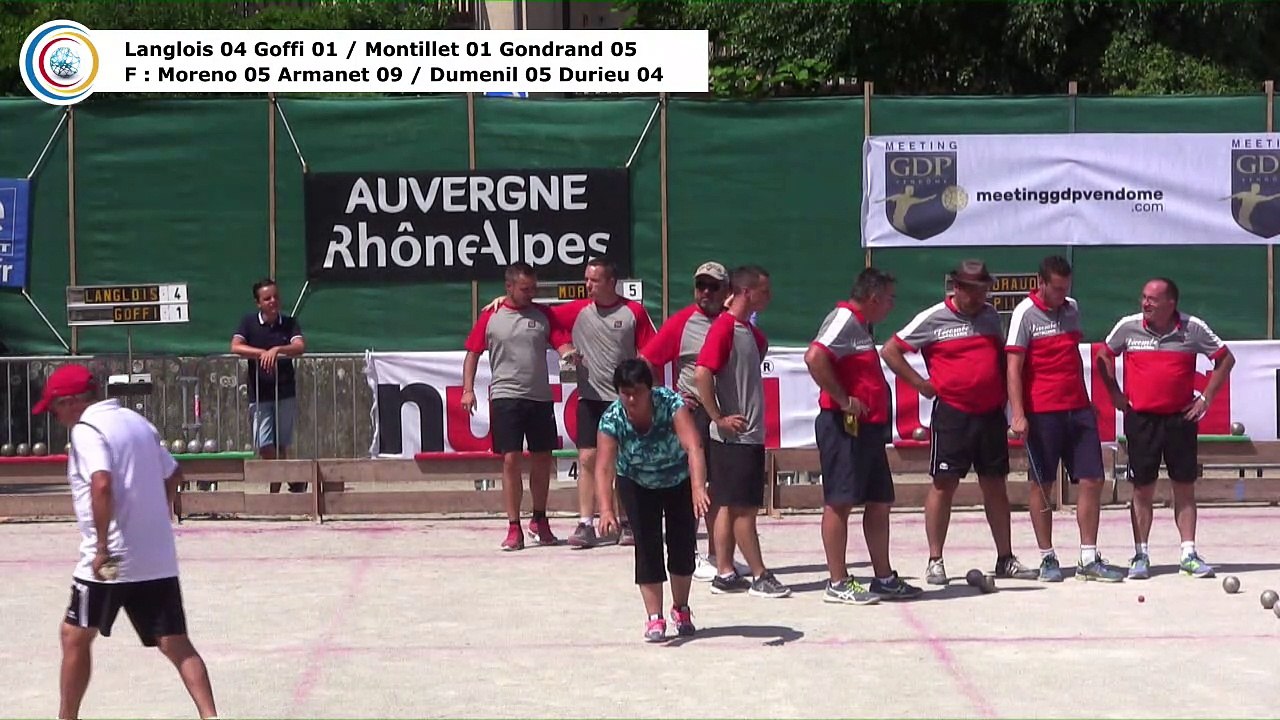 Demi-finales, 114ème Grand Prix Bouliste, Sport Boules, La Côte-Saint-André 2017
