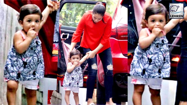 Shahid Kapoor's Daughter Misha Takes Her First Steps With Mommy Meera