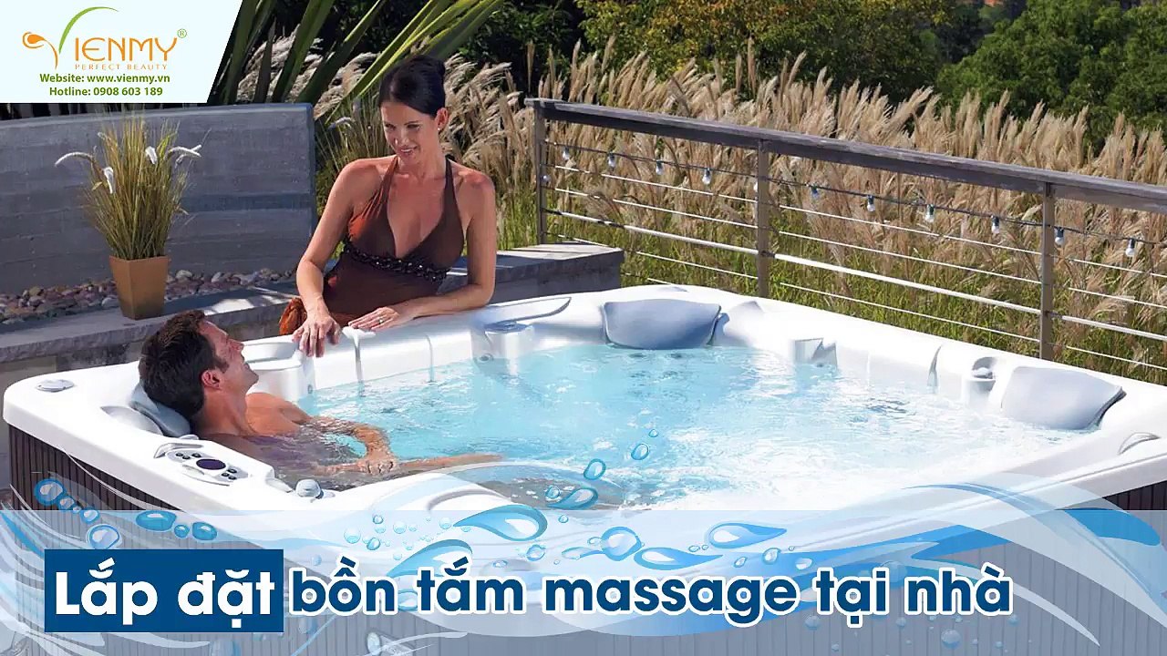 (25) Lắp đặt bồn tắm massage tại nhà - Công ty Viên Mỹ