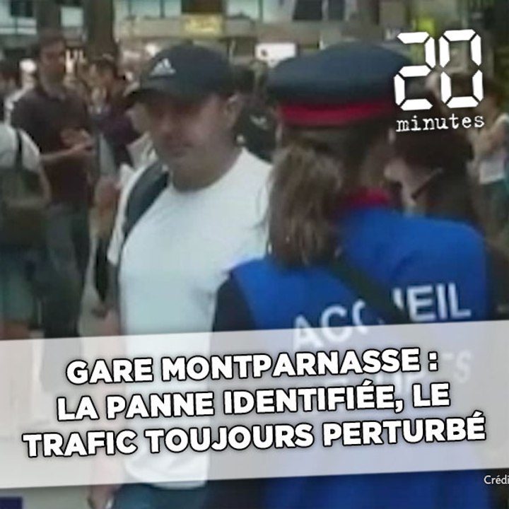 Gare Montparnasse: La panne identifiée, le trafic toujours perturbé