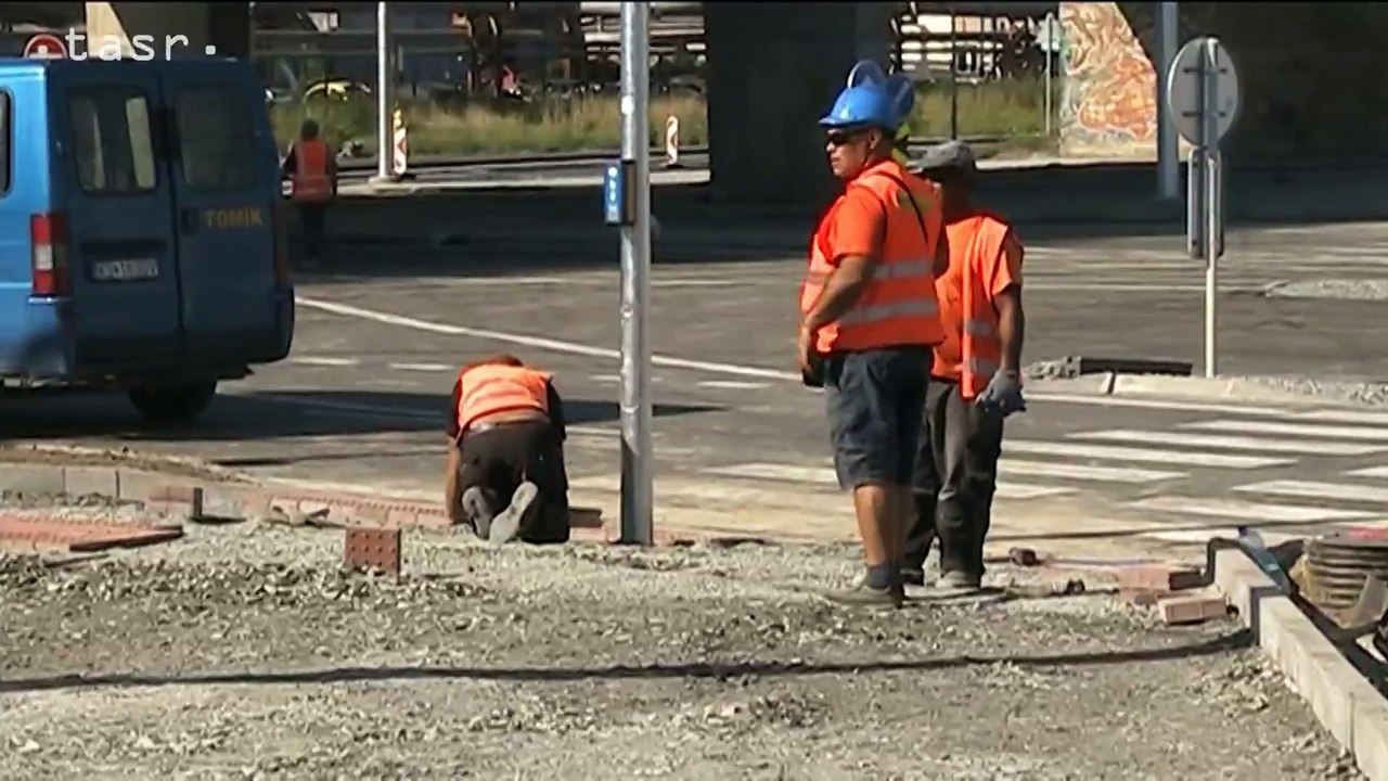 Košická križovatka VSS krátko pred dokončením rekonštrukcie