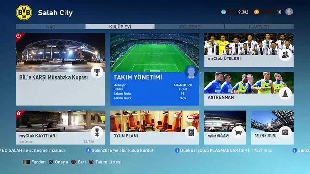 Pes 2017 myclub canli gelin PS4 (4)