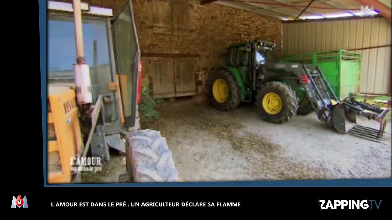 L'amour est dans le pré 2017 : Dans son tracteur, un agriculteur fait une déclaration à sa prétendante (vidéo)