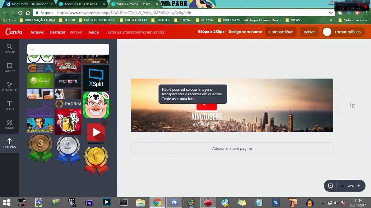Como Fazer Um Banner Para Seu Canal No Dailymotion - BrUNO TUtorIA1S