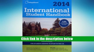 Popular Book  International Student Handbook 2014: All-New 27th  Edition (College Board