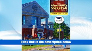 Popular Book  Community College Experience, Brief Edition, The Plus NEW MyStudentSuccessLab Update