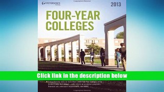 Popular Book  Four-Year Colleges 2013 (Peterson s Four-Year Colleges)  For Online