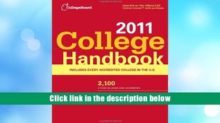 PDF [Download]  College Handbook 2011 (College Board College Handbook)  For Trial