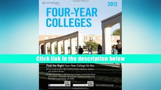 Ebook Online Four-Year Colleges 2012 (Peterson s Four-Year Colleges)  For Online