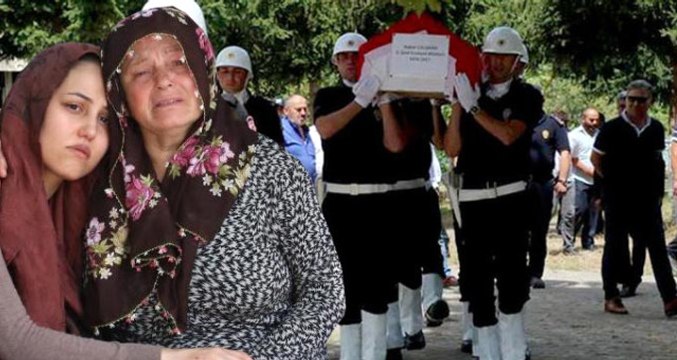 İntihar Eden Emniyet Müdürünün Cenazesine Eşinin Bakışları Damga Vurdu
