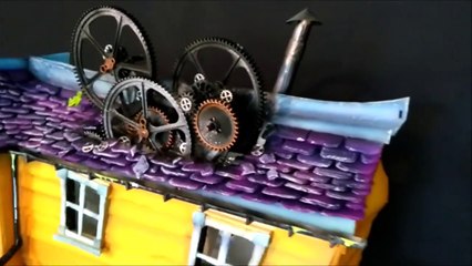 Scenery for an animated film