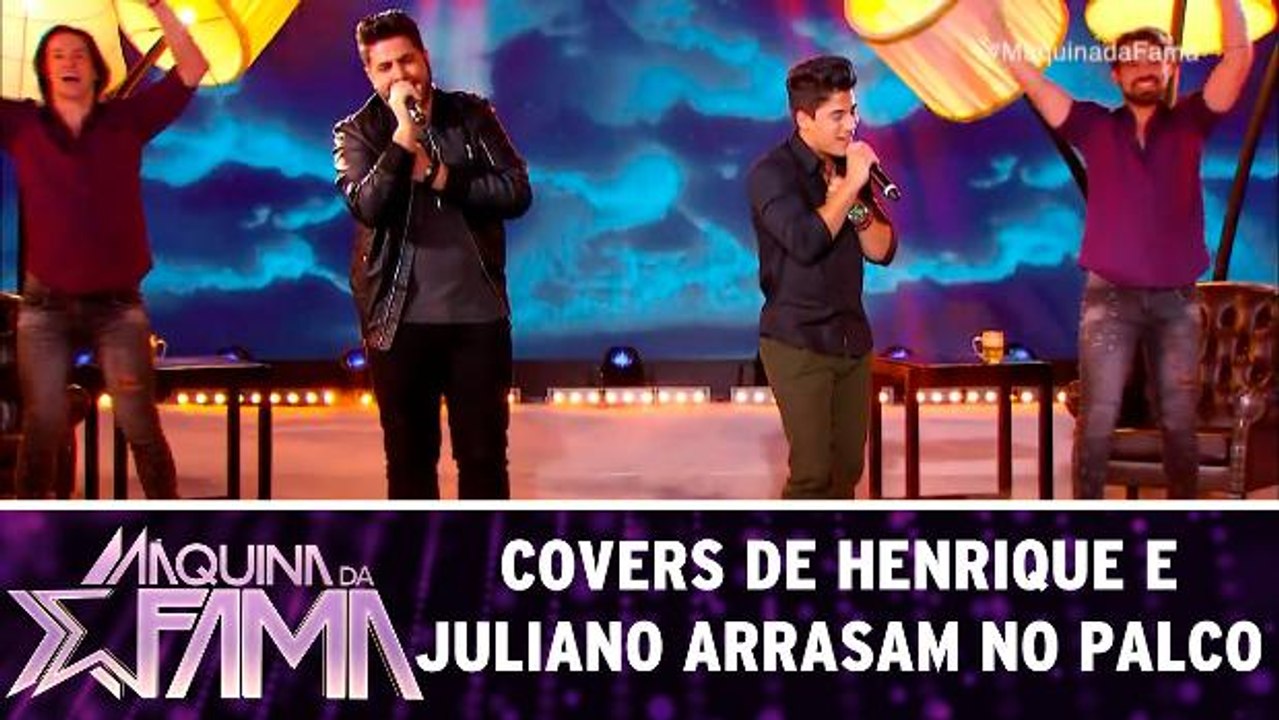 Covers Henrique e Juliano arrasam no palco