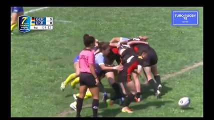 Victoire de l'Allemagne sur l'Ukraine - Womens Sevens Trophy 2017 - Esztergom