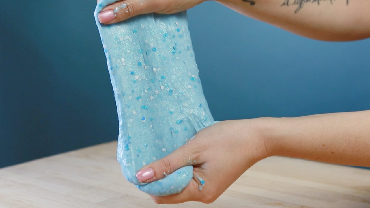How to Make DIY Snow Slime
