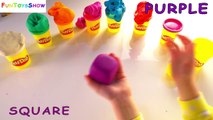Enfants les couleurs pour enfants Apprendre jouer formes les tout-petits avec Doh l 3d educatio