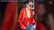 Kendall Jenner sans soutien-gorge