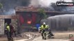 Incendie à Lavalduc près d'Istres : nos images de l'intervention des sapeurs-pompiers