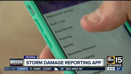 Valley cities provide storm damage reporting app