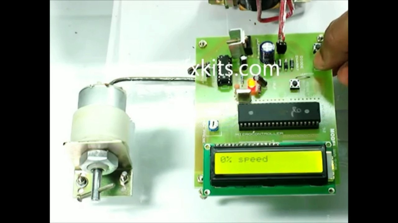How Controller Motor Speed Using Microntroller
