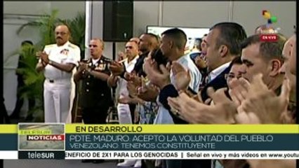 Maduro: Acepto la voluntad del pueblo, tenemos Constituyente