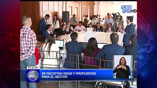 Actividades de vicepresidente Glas en Manabí