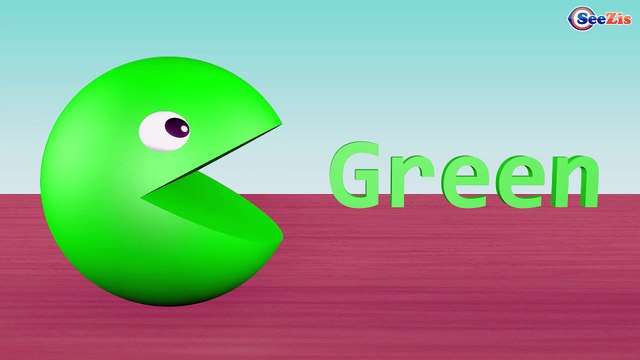 Learn colors With Pacman Lollipops For Children - Colors for children to learn