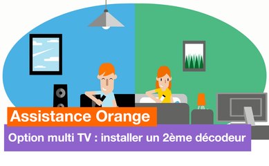 Assistance Orange - Option multi TV : installer un 2ème décodeur - Orange