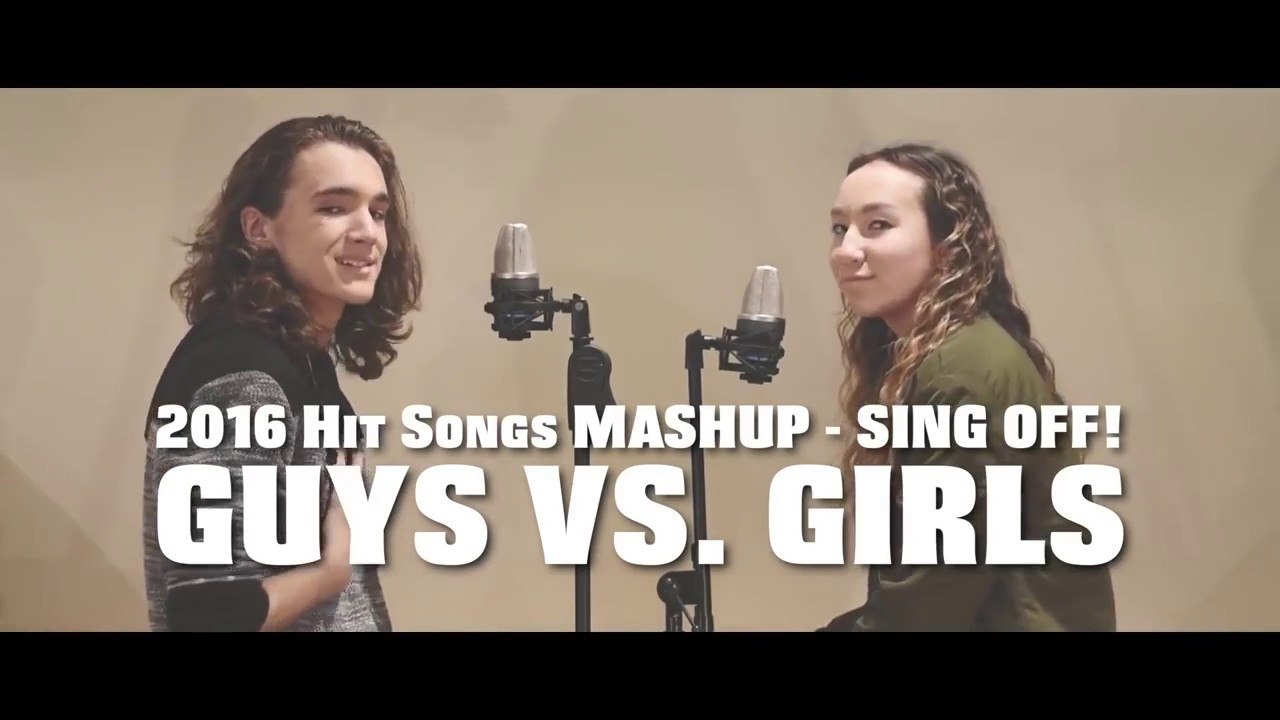 Guys Vs. Girls 2016 Mashup Song Off _ Jake Donaldson ft. Raina Harten