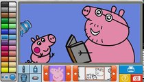 Niños para y Peppa Pig rompecabezas de cerdo, papá, mamá abuela George Peppa Pig batido de manzana
