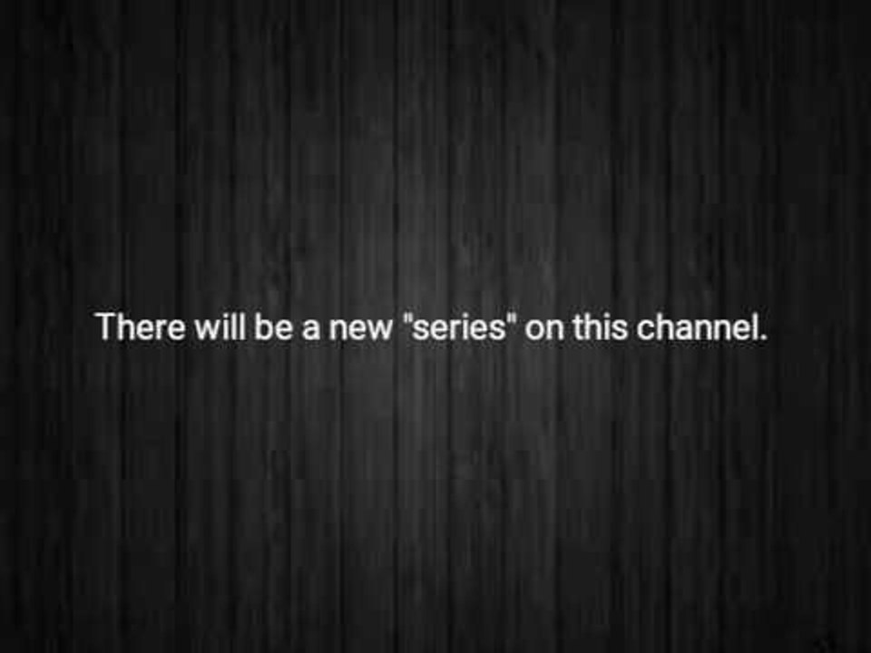 Next Monday. A new "series"