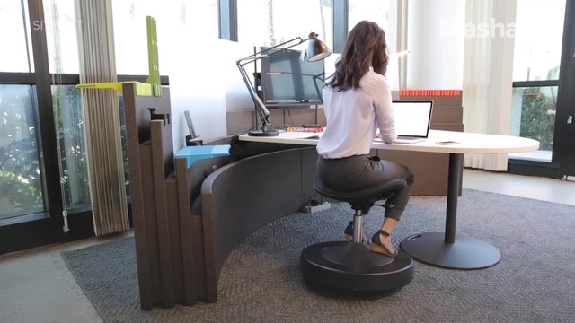 This office chair can actually give you a core workout